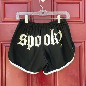 SPOOKY unbranded athletic leisure shorts. Size large